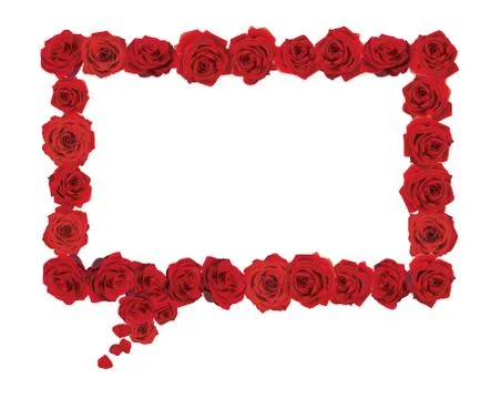 Rose callout Stock Illustration