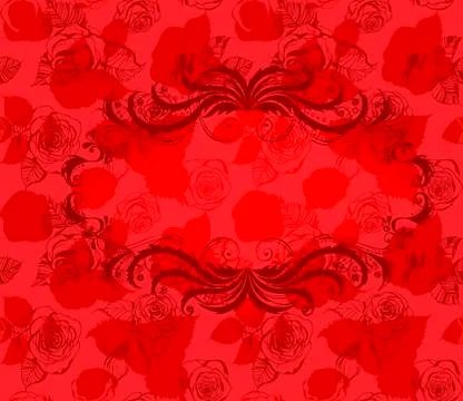 Rose card Stock Illustration