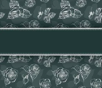 Rose card Stock Illustration