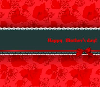 Rose card Stock Illustration