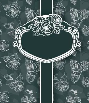 Rose card Stock Illustration