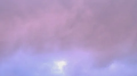 Rose Clouds Slowly Drifting By Stock Footage 8555564