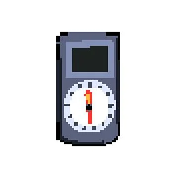 Rose compass pixel art vector illustration 스톡 일러스트