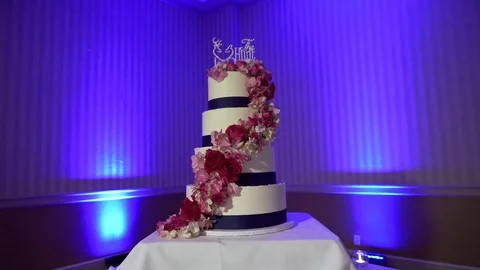 Rose Covered Wedding Cake Vidéo 75432030