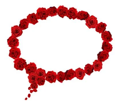 Rose dialog Stock Illustration