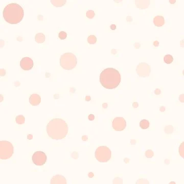 Rose dot pattern. Seamless vector Illustrazione stock