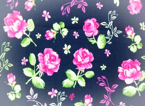 Rose fabric background Stock Photos