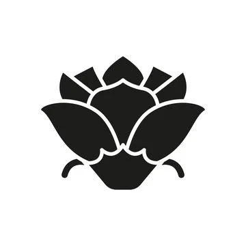 Rose flower icon features a timeless and elegant design Stock Illustration