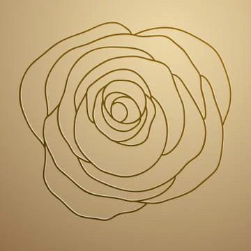 Rose flower.. Illustrazione stock