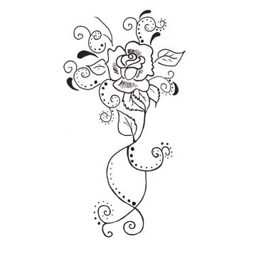 Rose flower Stock Illustration