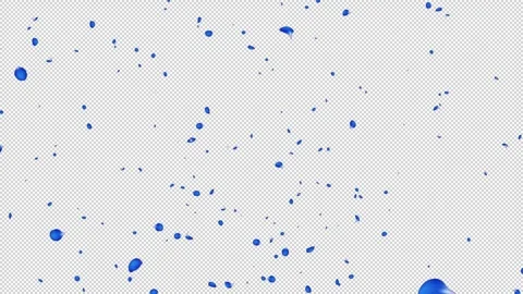 Rose Flutter Lookdown 01 Loop Blue HD Stock Footage 312511604