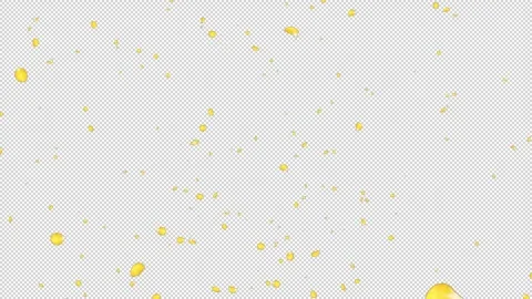 Rose Flutter Lookdown 01 Loop Yellow HD Stock Footage 312511614