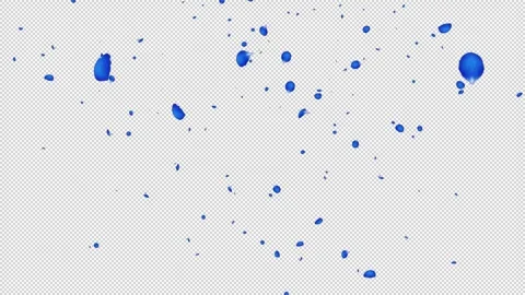 Rose Flutter Lookup 01 Loop Blue HD Stock Footage 312511619