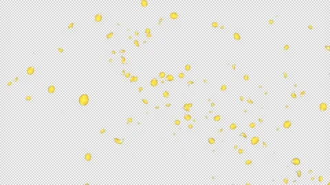 Rose Flutter Slow 02 Yellow HD Stock Footage 312511672