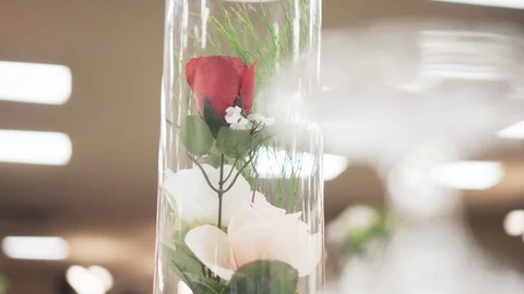 Rose in a Glass 스톡 동영상 89003214