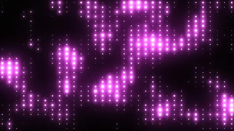Rose gold disco lights background. Glowing disco party animation. Flicker wall Stock Footage 275267650