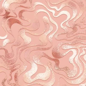 Rose gold. Elegant vector geometric pattern Stock Illustration