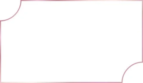 Rose Gold Gradient Border Stock Illustration