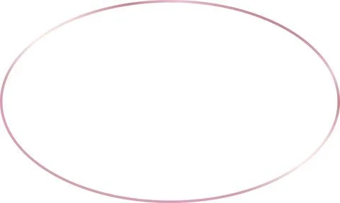 Rose Gold Gradient Line Frame Stock Illustration