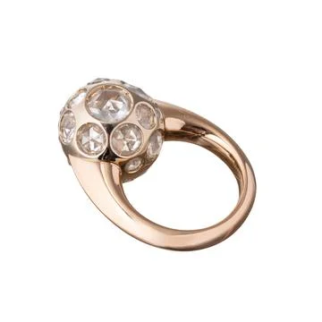 Rose gold ring Foto stock