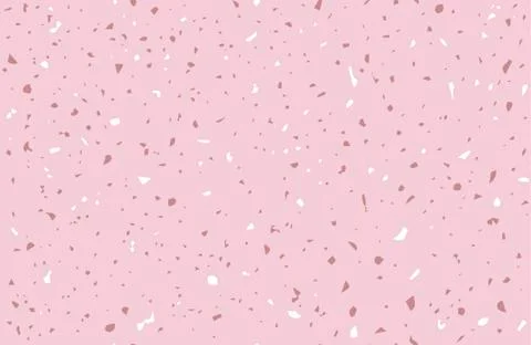 Rose gold terrazzo seamless pattern Stock Illustration