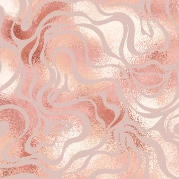 Rose gold. Vector decorative background with imitation of foiling. Stockillustratie