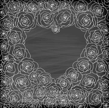 Rose heart Stock Illustration