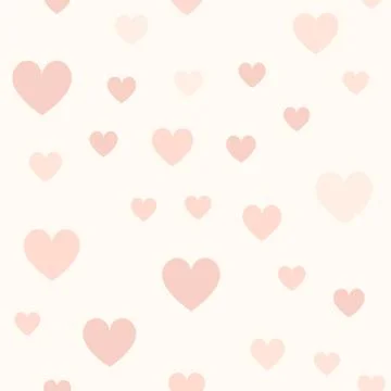 Rose heart pattern. Seamless vector Stock Illustration