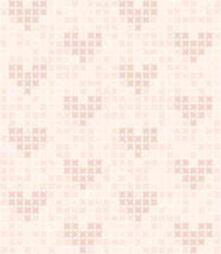 Rose heart pattern. Seamless vector Stock Illustration