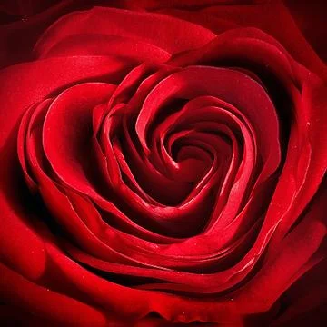 Rose heart Stock Photos