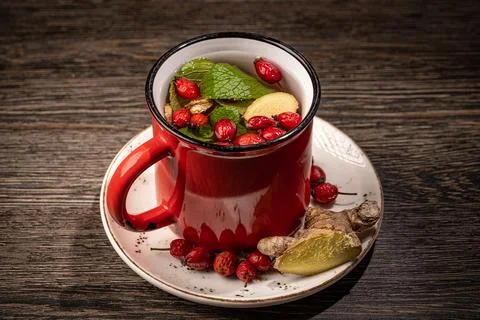 Rose hips tea Stock Photos