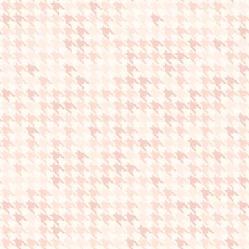 Rose houndstooth pattern. Seamless vector Stock Illustration