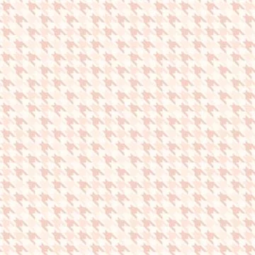 Rose houndstooth pattern. Seamless vector Stock Illustration