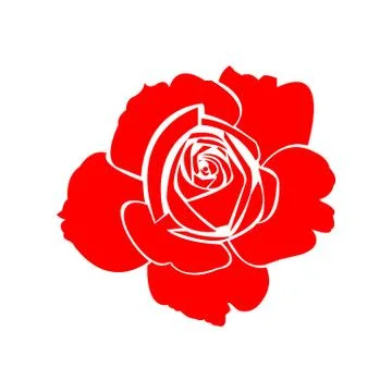 Rose icon Stock Illustration