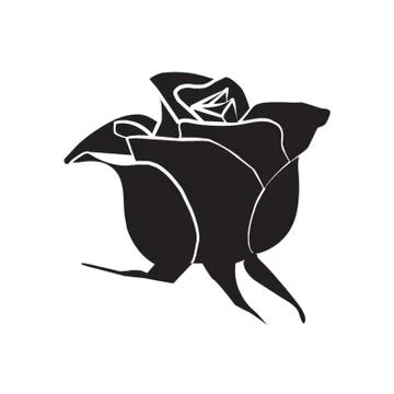 Rose Icon Stock-Illustration