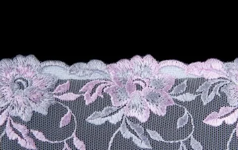 Rose lace with pattern Foto stock