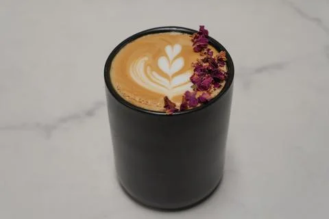 Rose latte Stock Photos