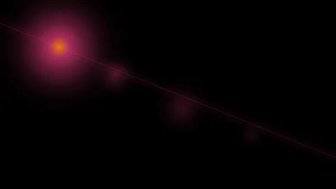 Rose lens flare overlay for camera effect. Video overlay on black for Screen Stock Footage 342623299