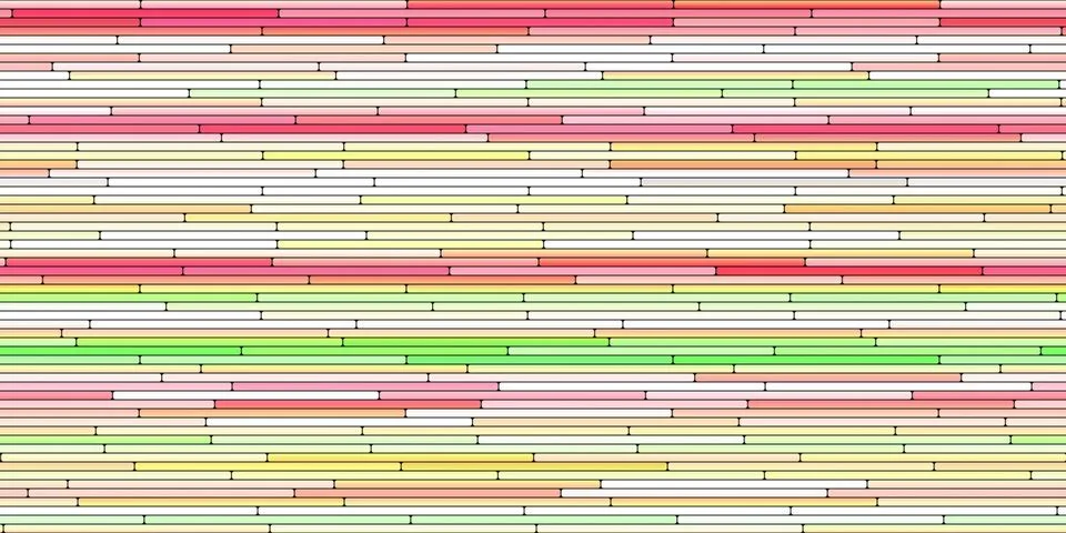 Rose Lime Random Line Sections Background. Colorful Along Segments Texture. A Stock-Illustration