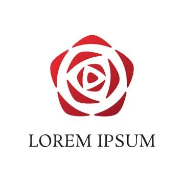 Rose logo Stock Illustration