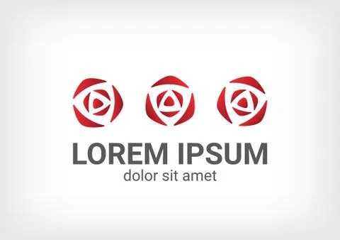 Rose logo Stock Illustration