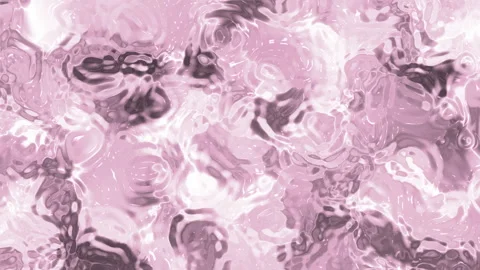Rose Nebula – Animated Fluid Motion in Pink &amp; White Stock Footage 310642360