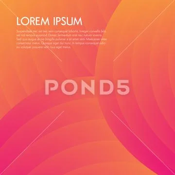 Rose orange gradient vibrant Stock Illustration