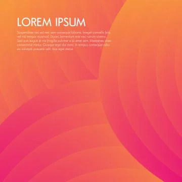 Rose orange gradient vibrant Stock Illustration