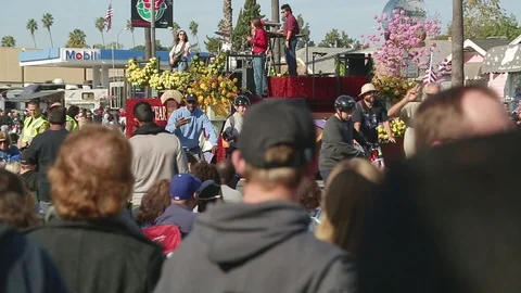Rose Parade float Stock Footage 85377946