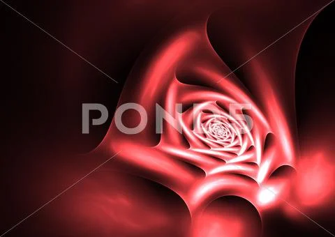 The Rose Of Passion Stock Illustration