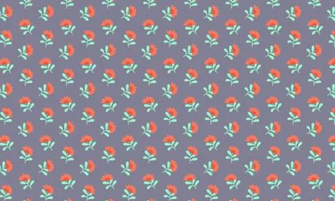 Rose pattern in dark background Stock Illustration