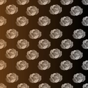 Rose pattern Stock Illustration