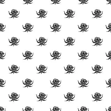 Rose pattern seamless Stock Illustration