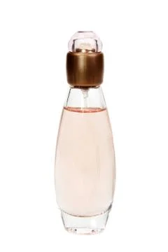 Rose perfume bottle Stock Photos